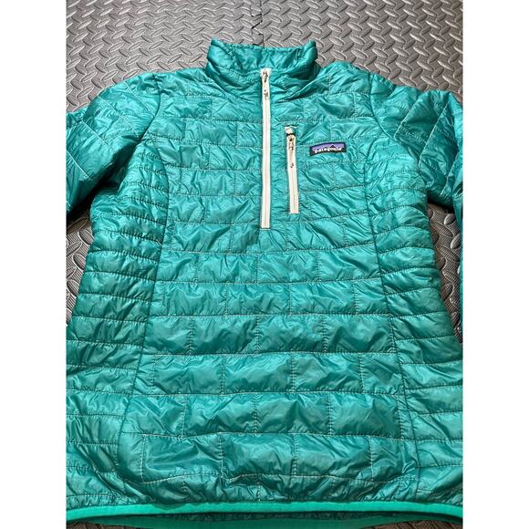 Patagonia‎ Special Edition Nano Puff Pullover Womens XS emerald jacket 4525 - Picture 2 of 8